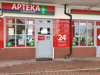 Apteka z Uśmiechem, sklep przy dworcu Wołomin