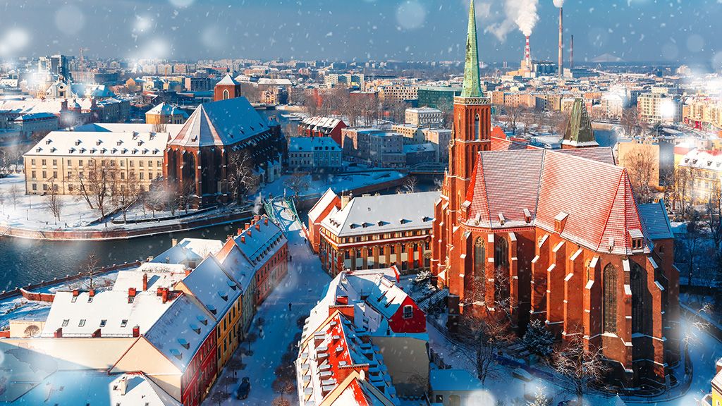wrocław zimą