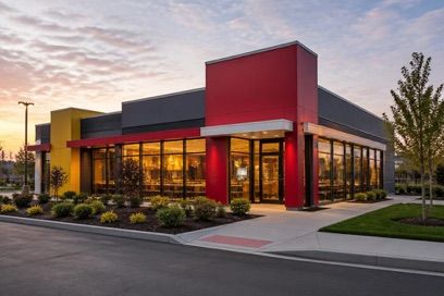 Restauracja McDonald's, okolice dworca Wrocław Mikołajów