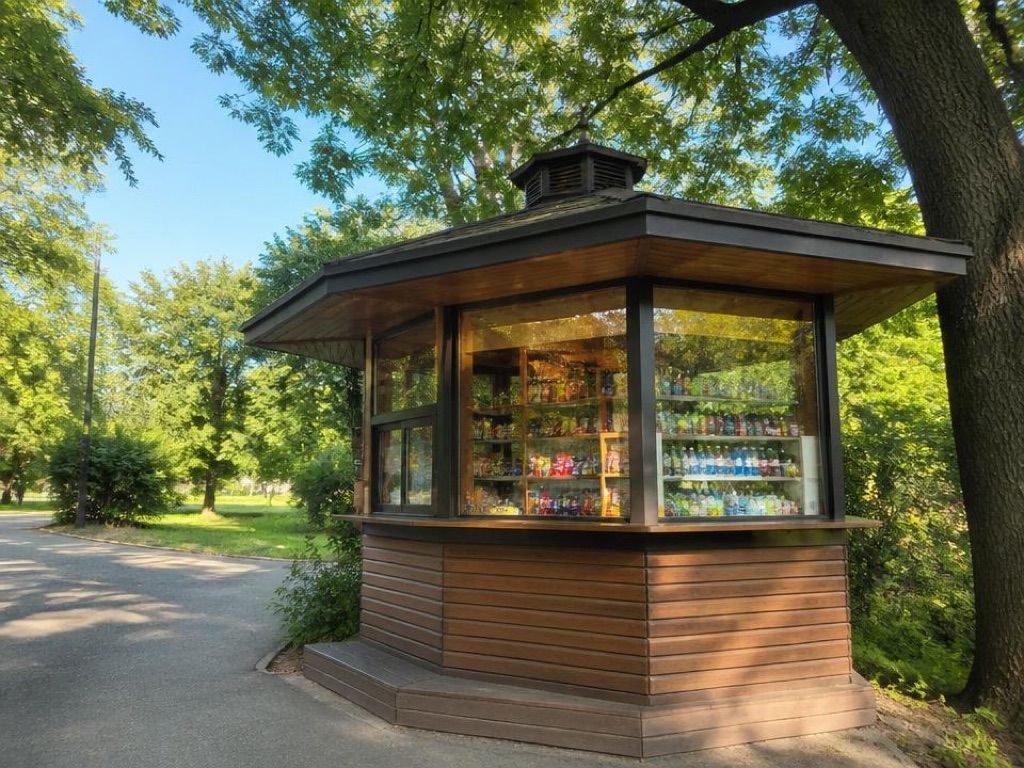 Kiosk, sklep przy dworcu Wrocław Nadodrze