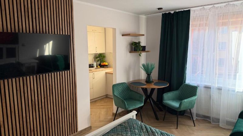 Apartament szmaragdowy, hotel blisko dworca Zawiercie