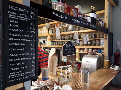 Five Beans Zielona Góra kawiarnia dworcowa Koneser Cafe, okolice dworca Zielona Góra Główna