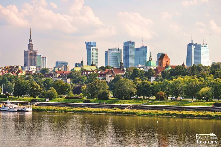 Panorama Warszawy Grafika: panorama Warszawy