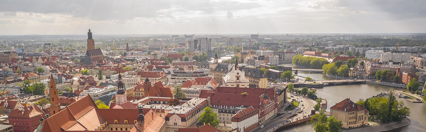 Co zwiedzić we Wrocławiu Panorama Wrocławia