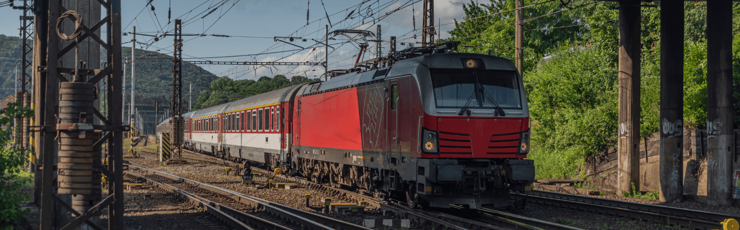 Pociągi na Słowacji Pociąg na trasie