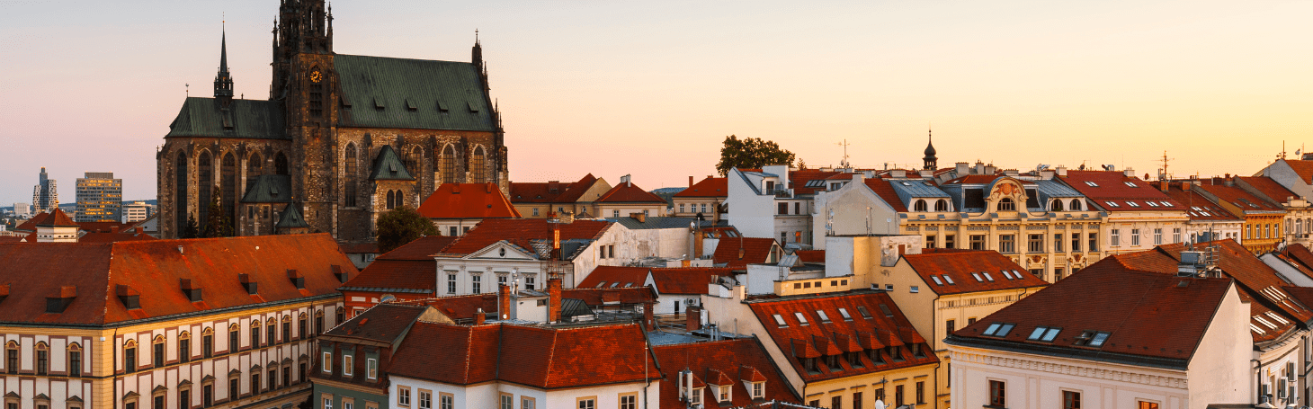 Brno widok na stare miasto