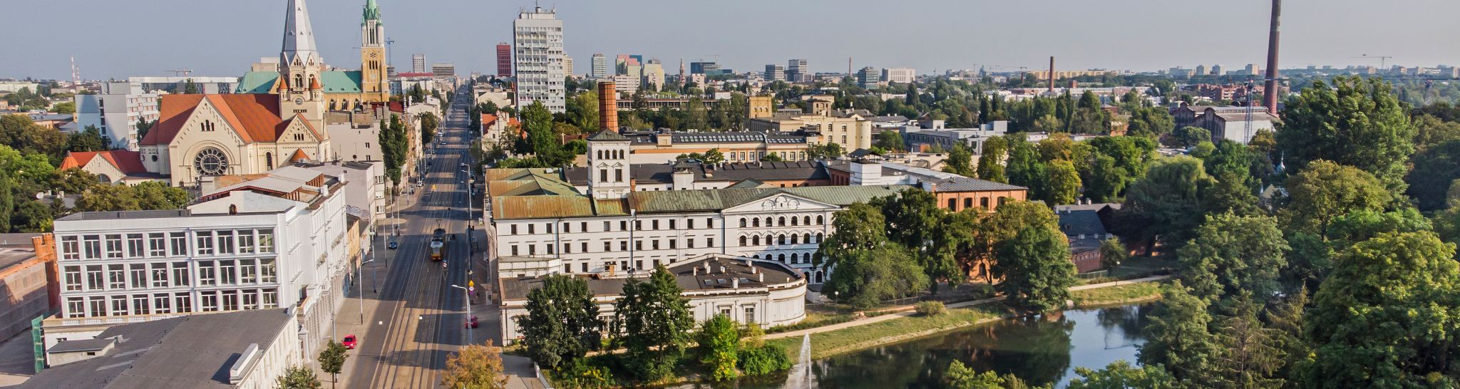 Panorama Łodzi zdjęcie: panorama Łodzi