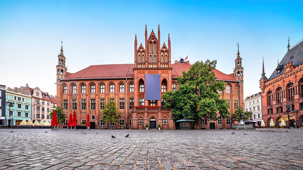 Toruń atrakcje i zabytki Rynek Staromiejski