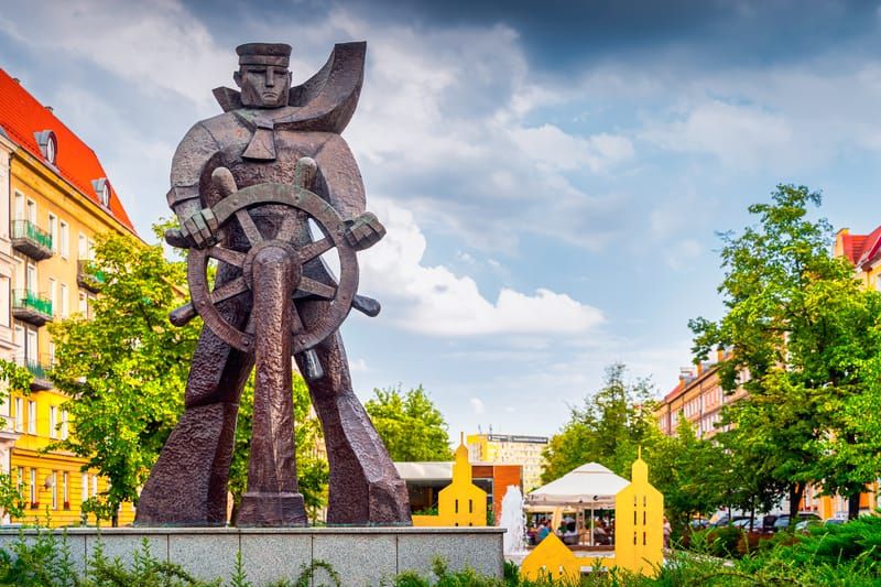 Szczecin_Plac Grunwaldzki Grafika: Plac Grunwaldzki w Szczecinie
