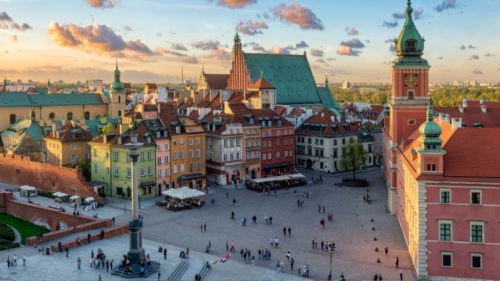 Warszawa Plac Zamkowy Plac Zamkowy w Warszawie