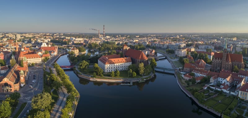 Wrocław_Wyspa Piasek Grafika: Wrocław_Wyspa Piasek