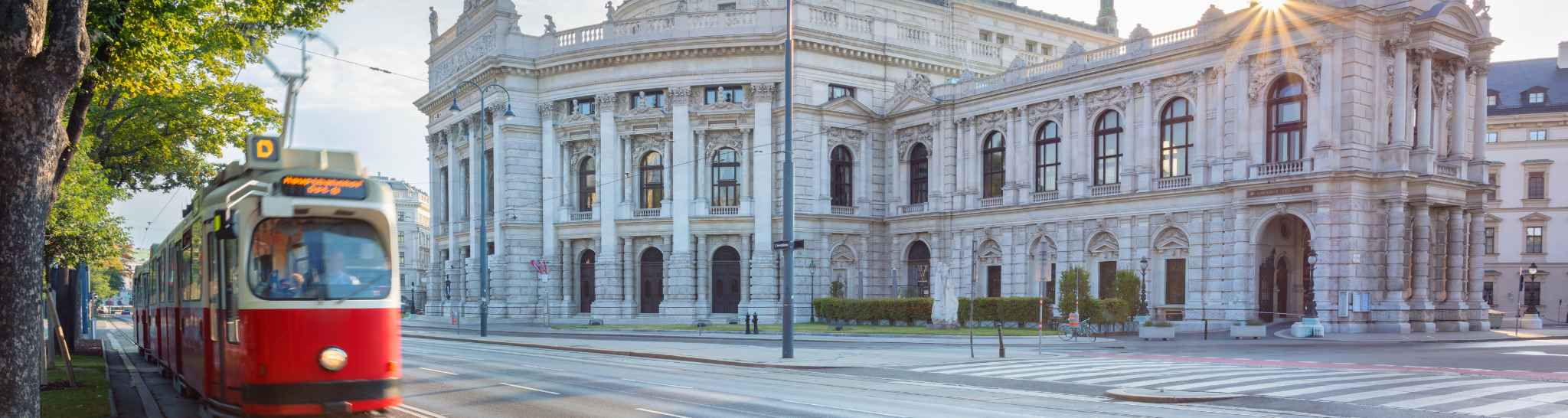 Wiedeń Widok ulicy Wiednia