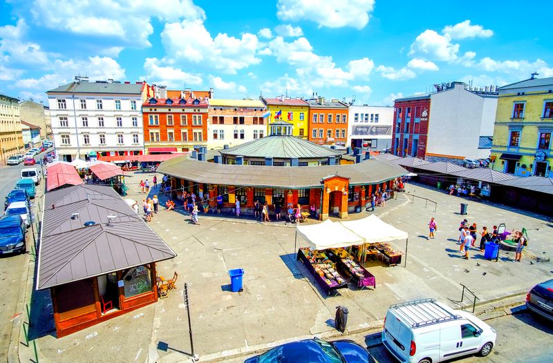 Plac Nowy_Kazimierz Widok na Plac Nowy na Kazimierzu