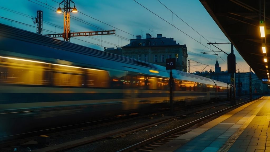 Wagony sypialne w Polsce Nocny przejazd pociągu