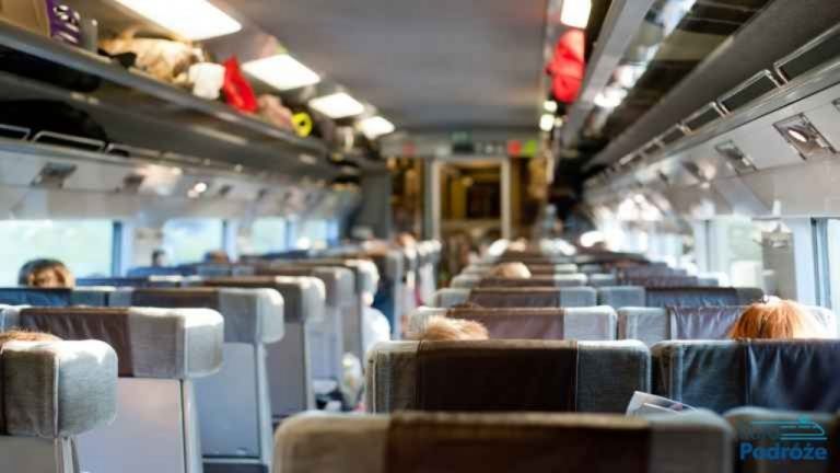 połączenia eurostar wnętrze pociągu