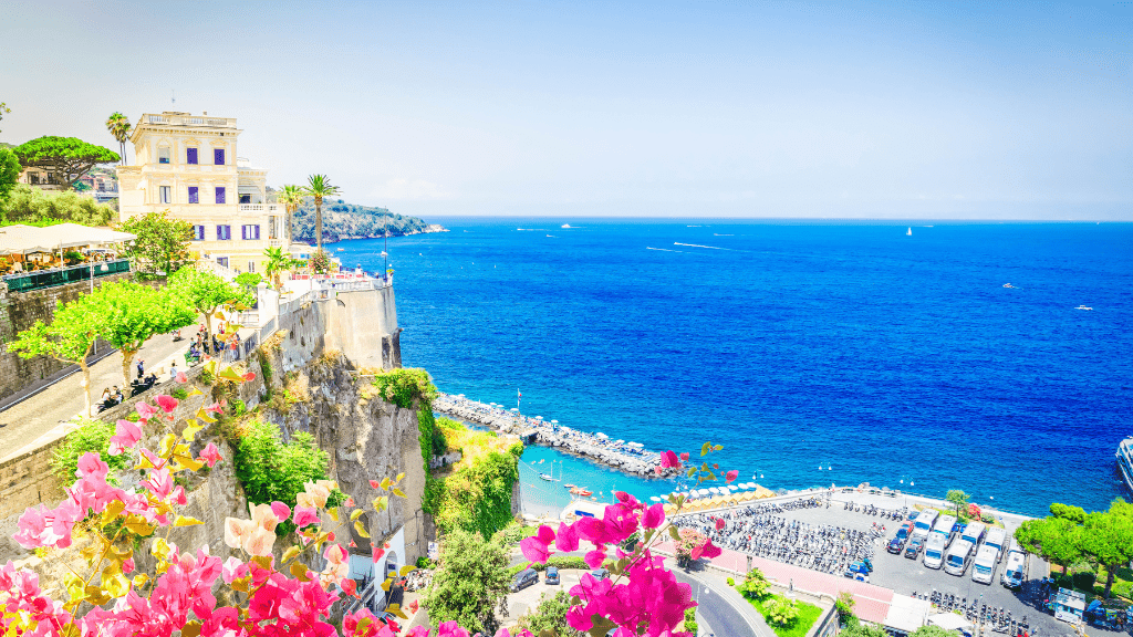 Campania Express widok na Sorrento