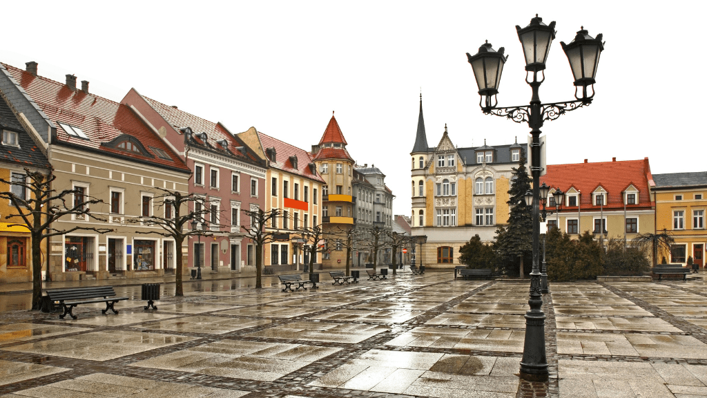 City break z Katowic pociągiem Pszczyna rynek