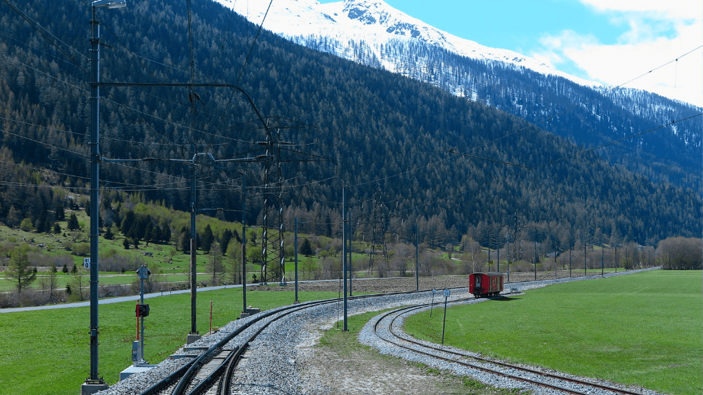 Pociągi w Szwajcarii Glacier Express