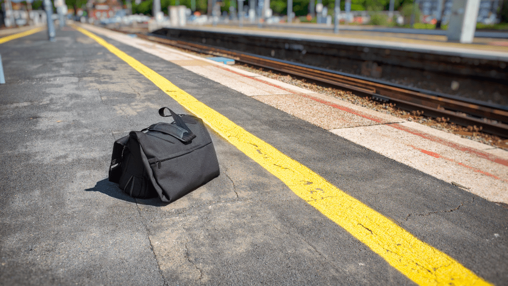 PKP Intercity Infolinia zagubiona walizka na peronie