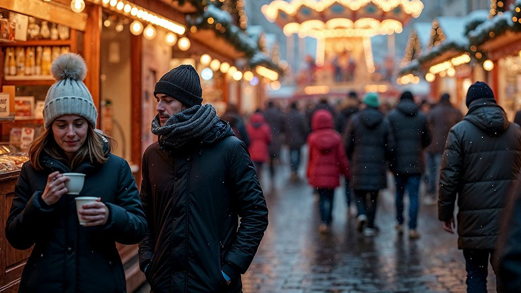 jarmark bożonarodzeniowy Poznań ludzie na jarmarku
