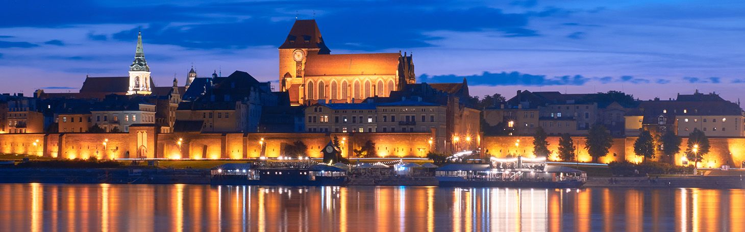 Toruń zabytki i atrakcje panorama Torunia