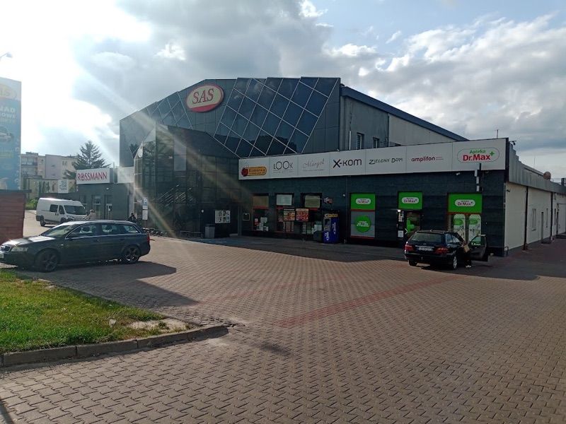 Centrum Handlowe SAS, galeria handlowa w pobliżu dworca Biała Podlaska