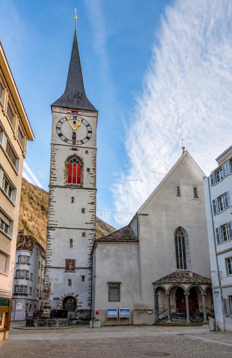 Reformierte Martinskirche, atrakcja w pobliżu dworca Chur