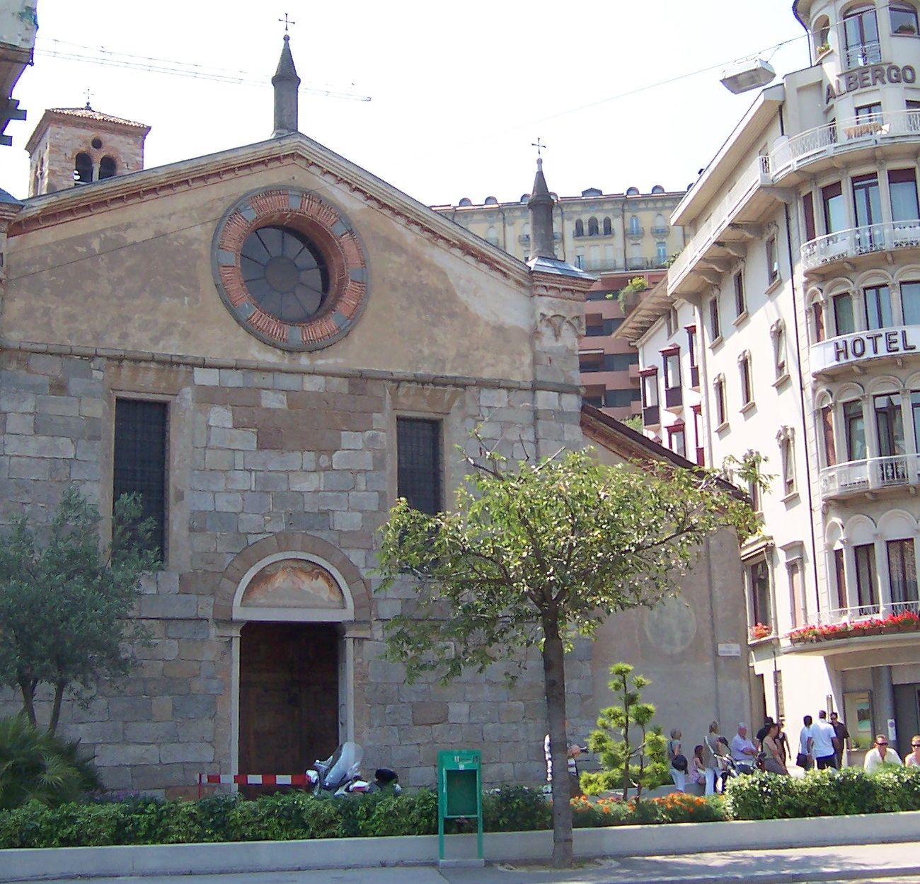 Chiesa di Santa Maria degli Angioli, atrakcja w pobliżu dworca Lugano