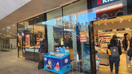 k kiosk, sklep przy dworcu Lugano