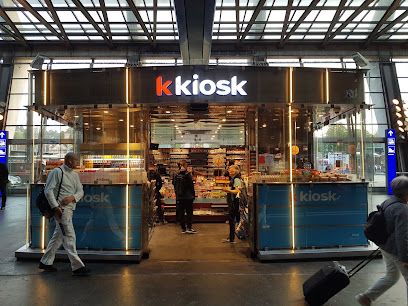k kiosk, sklep przy dworcu Luzern