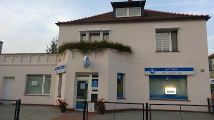 Pod Łabędziem. Apteka. Ślotała H., mgr farm., sklep przy dworcu Dworzec Kolejowy Chodzież