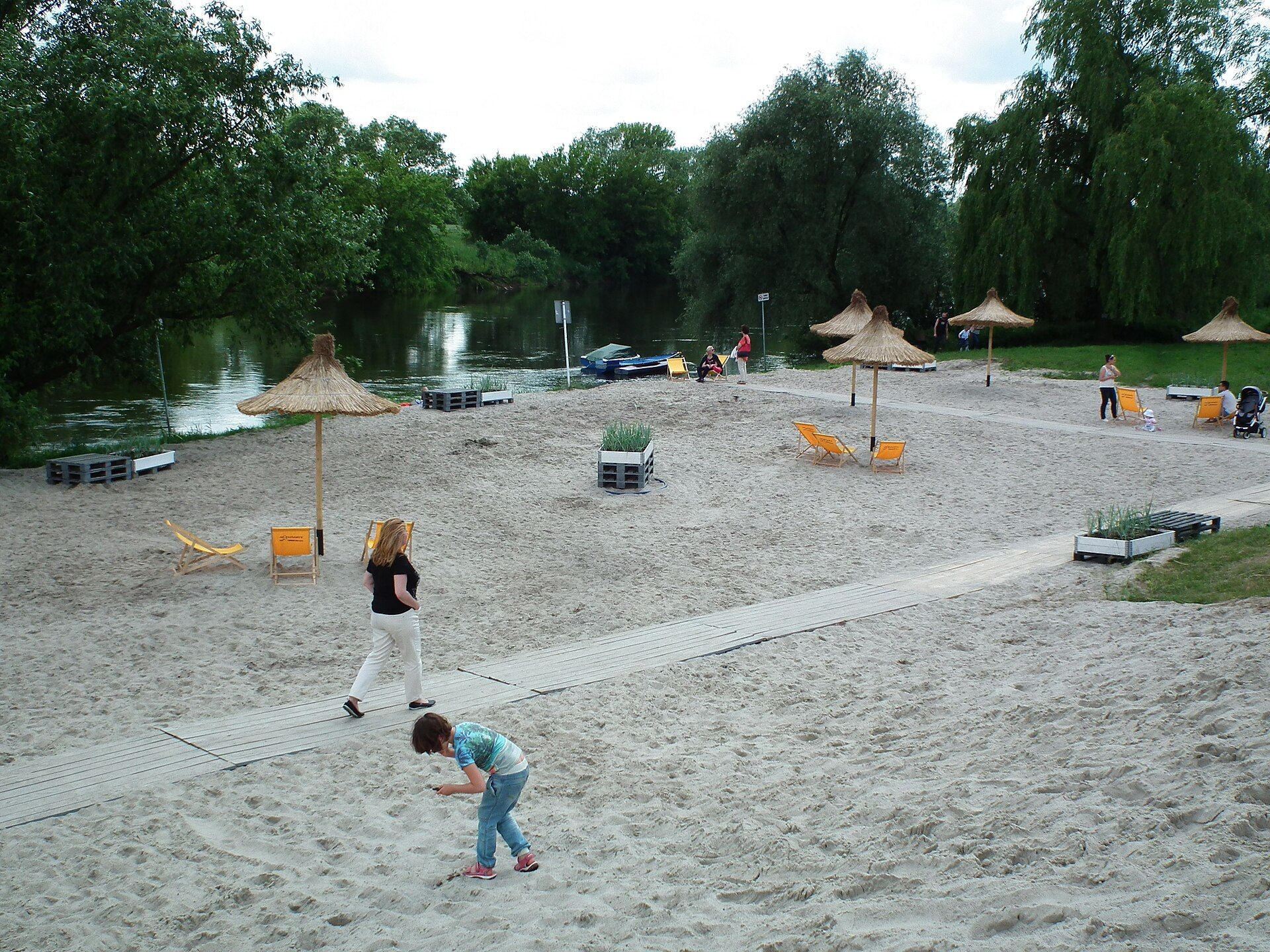 Plaża miejska, atrakcja w pobliżu dworca Choszczno