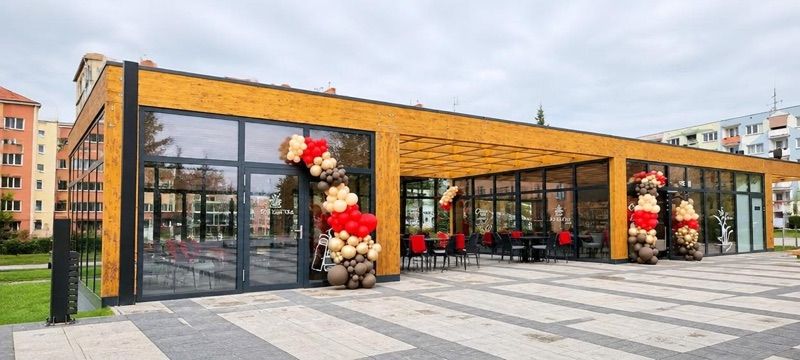 Fontanna Coffee, okolice dworca Choszczno