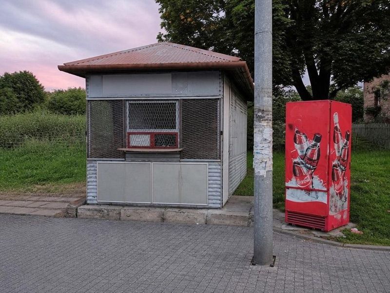 Kiosk, sklep przy dworcu Chrzanów Śródmieście