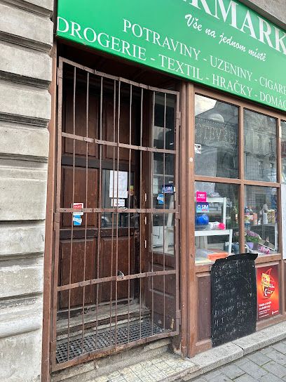 Supermarket, sklep przy dworcu Ostrawa