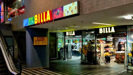 Billa, sklep przy dworcu Praha hlavní nádraží