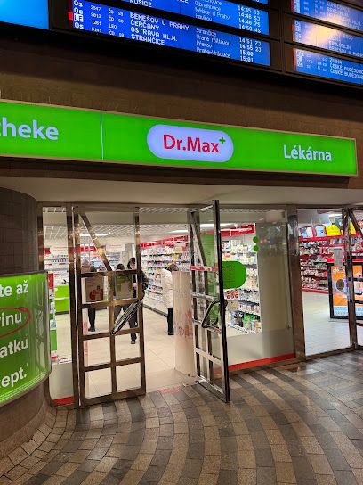 Dr.Max, sklep przy dworcu Praha hlavní nádraží