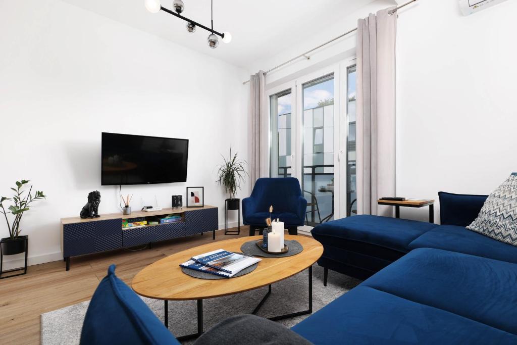 Apartament Wesoła by Stay&Rest - nowoczesność w centrum z balkonem, nocleg blisko dworca Czechowice-Dziedzice