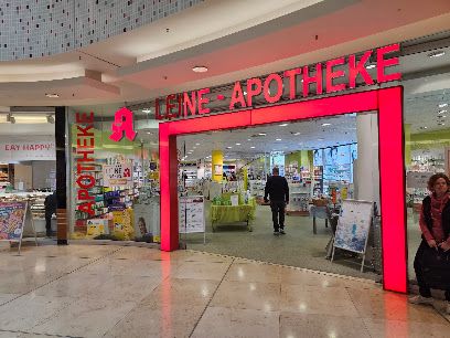 Leine Apotheke in der Ernst-August-Galerie, sklep przy dworcu Hannover Hauptbahnhof