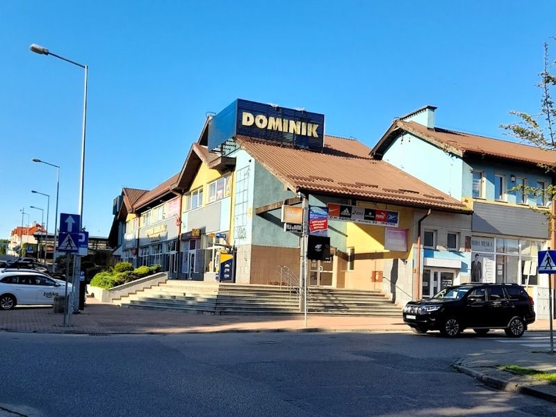Dominik. Dom Handlowy, galeria handlowa w pobliżu dworca Giżycko