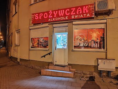 Spożywczak, sklep przy dworcu Giżycko