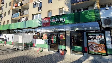 Delikatesy Centrum, sklep przy dworcu Grybów
