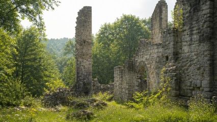 Ruiny zamku krzyżackiego. Filar gdaniska., atrakcja w pobliżu dworca Kowalewo Pomorskie