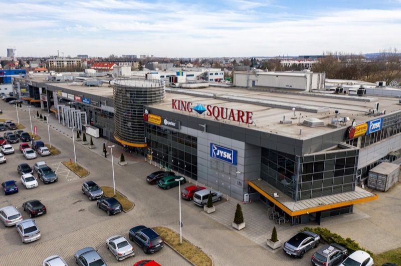 C. H. King Square, galeria handlowa w pobliżu dworca Kraków Płaszów