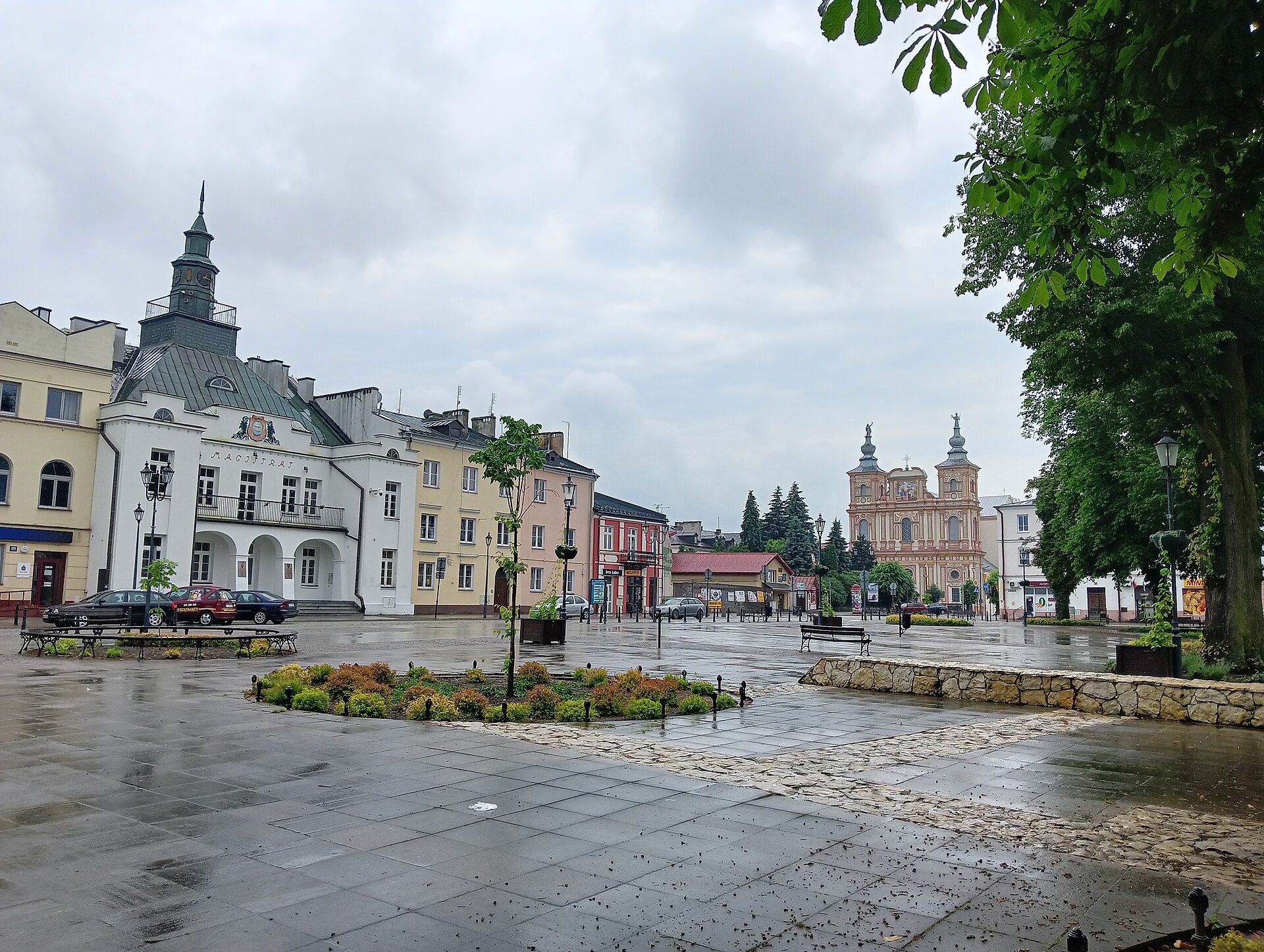 Rynek w Krasnymstawie, atrakcja w pobliżu dworca Krasnystaw Miasto