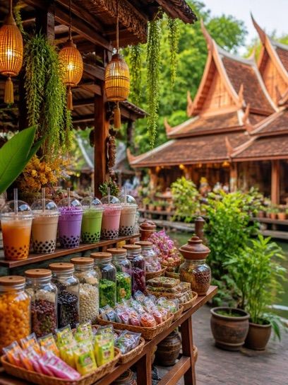 Thai House Market & Bubble Tea, sklep przy dworcu Kowno