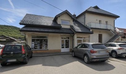 Apteka św. Jana, sklep przy dworcu Muszyna