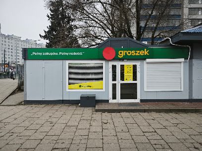 Sklep Groszek dworzec PKS, sklep przy dworcu Olsztyn Główny
