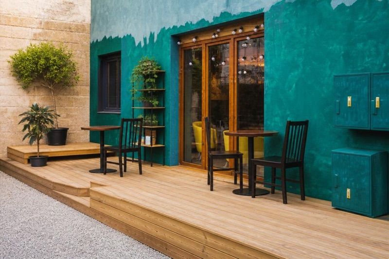 Cafe Szczęście, okolice dworca Olsztyn Zachodni