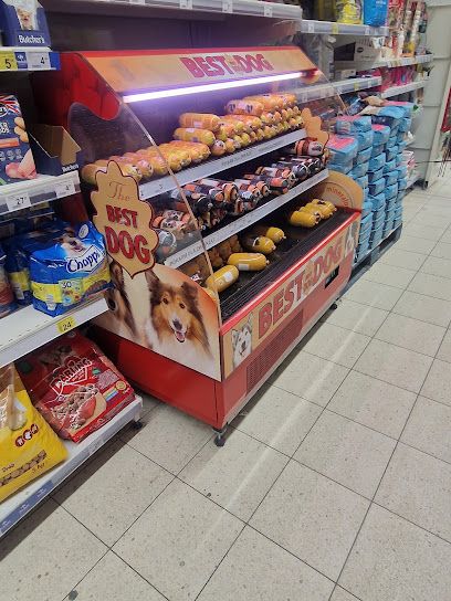 Carrefour Market, sklep przy dworcu Ostróda